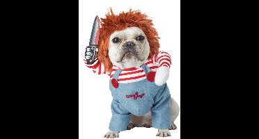 Chucky kostuum voor honden