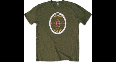 Blur - Parklife Beermat Heren T-shirt - S - Groen