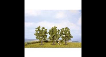 Speelgoed | Model Kits - Obstbäume. Grün 3 Stück. 4.5 Cm