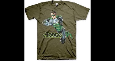 DC Comics Green Lantern Heren Tshirt -S- Distressed Groen
