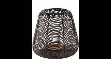PTMD Jaden Windlicht - 40 x 40 x 38 cm - Ijzer - Zwart