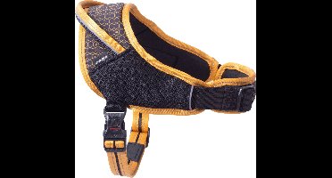 Rogz Air Tech Sport Tuig Zwart&Oker - Hondenharnas - M