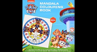 Mandala Kleurboek Paw Patrol - Kleurboek Jongens - Kleurboek voor Kinderen - Tekenboek voor Kinderen - Kleurboek Kinderen - Tekenen Kinderen - Kleurplaten - Kleurboekjongens - 48 Pagina's - 18 x 18 cm - Vanaf 3 jaar - Multi Kleuren