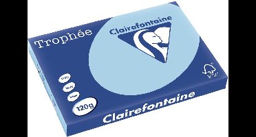 Clairefontaine Trophée Pastel, gekleurd papier, A3, 120 g, 250 vel, blauw