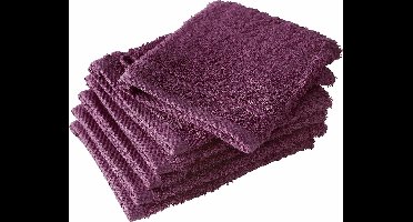 De Witte Lietaer Washandjes Helene Beet Red 15 x 21 cm - 6 stuks - Katoen