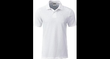 James and Nicholson Heren Basis Polo (Wit)