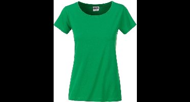 James and Nicholson Dames/dames Basic Organic Katoenen T-Shirt (Fern Green)