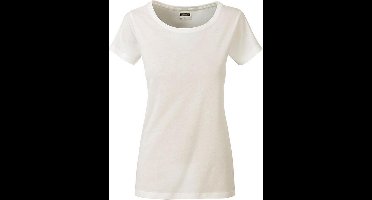 James and Nicholson Dames/dames Basic Organic Katoenen T-Shirt (Natuurlijk)