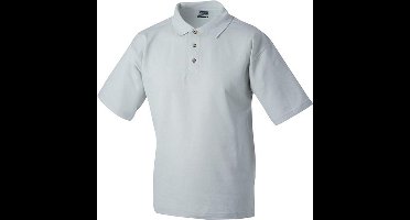 James and Nicholson Heren Medium Pique Polo (Asgrijs)