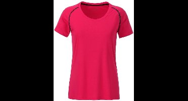James and Nicholson Dames/Dames Sport T-Shirt (Helder Roze/Titaan)