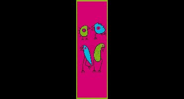 Kunstdruk Birdman Hans Lan - We are just fine 35x100cm