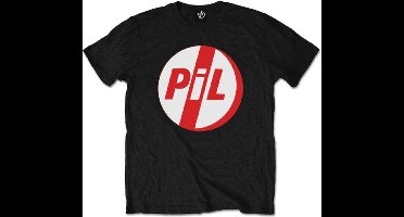 Pil Public Image Ltd - Logo Heren T-shirt - S - Zwart