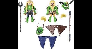 PLAYMOBIL  Brokdol en Knoldol in vliegpak - 70042