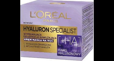 L'Oreal - Hyaluron Specialist Cream Mask For The Night Filling Moisturizing Care 50Ml