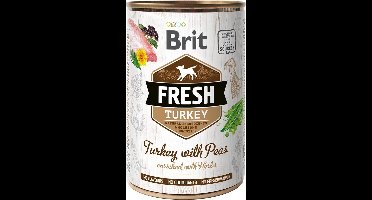 Brit Fresh Turkey with Peas Turkije Volwassene 400 g