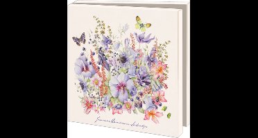Kaartenmapje Vierkant: Hibiscus, Janneke Brinkman-Salentijn