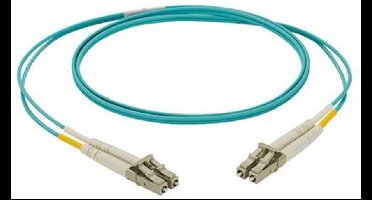 Panduit NKFPX2ELLLSM001 InfiniBand en Glasvezelkabel 0,9 m LC Aqua-kleur, Blauw