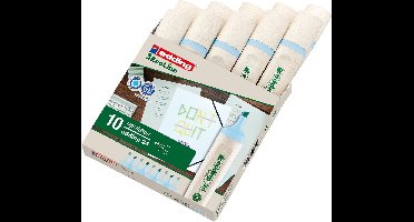 Edding 24 EcoLine, 1 stuk(s), Blauw, Beitelvormige punt, Blauw, Wit, Buis, 2 mm