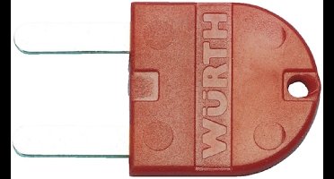Wurth - Klapp-Fix-sleutel Voor het openen van Klapp-Fix- en Klapp-Fix Plus-kentekenplaathouders - Klapp-Fix-sleutel Voor het openen van Klapp-Fix- en Klapp-Fix Plus-kentekenplaathouders x 5 st