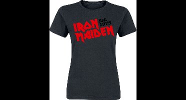 Iron Maiden Est. 1975 Dames T-shirt - zwart - XXL