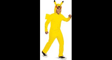 POKÉMON, PIKACHU JUMPSUIT MET CAPUCHON CLASSIC, MAAT L (10-12 JAAR)
