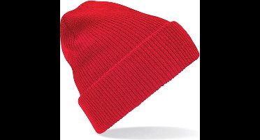 Scoby - Wintermuts - Beanie - Muts - Gehaakte - Hippe Muts - Winter accessoire - Rood