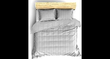 De Witte Lietaer Dekbedovertrek Katoen Satijn Zygo - Hotelmaat - 260 x 240 cm - Zilver