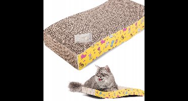 Hangzhou A Link Star Technology - Kartonnen Katkrabpaal - Horizontale Golf - Ecologisch - Met Kattenkruid