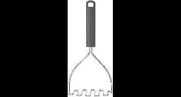 Aardappelstamper, Pureestamper, 25,5 cm, Kunststof/RVS, Grijs - KitchenAid