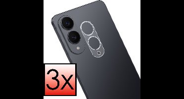 Camera Lens Protector - 3 Stuks - Geschikt voor Samsung Galaxy S25 Edge - Camera Screenprotector - Beschermglas - Gehard Glas - Tempered Glass - Screen Protector