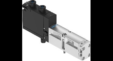 Festo 5/3 Uitgeblazen Lucht Magneetventiel Bouwgrootte 18mm ISO 15407-2 380l/min - 8039183 - P2R8E
