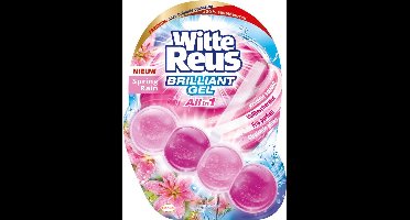 Witte Reus Toiletblok Brilliant Gel Spring Rain