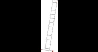 Hailo aluminium uitschuifbare ladder S80 ProfiStep Duo, 2 x 18 sporten