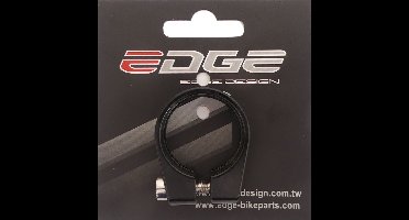 Zadelpenklem Edge ø31.8 aluminium met inbusbout - zwart