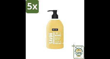 5 x Sence - La Maison Du Savon De Marseille - Handzeep - Vanille - Hygiënisch - 500 ml - Wasstrips - Savon De Marseille - Handzeep - Vanille - Hygiëne - Reiniging