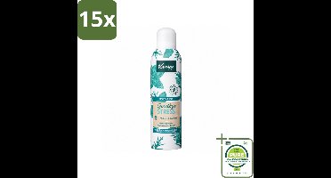 15 x Kneipp - Douche schuim - Goodbye Stress - Watermunt & Rozemarijn - 200 ml - Grootverpakking - Vaatwasstrips - Douche Foam - Stress Verlichten - Verfrissend Schuim - Natuurlijke Geur - Huid Verzorging