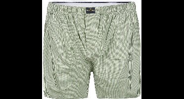 Steppin' Out Boxershort Vichy Groen - Maat M - Heren - Boxershorts