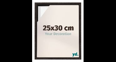 yd, Baklijst 25x30 cm Eiken Donker - Lijst voor Canvasdoek - MDF Lyon