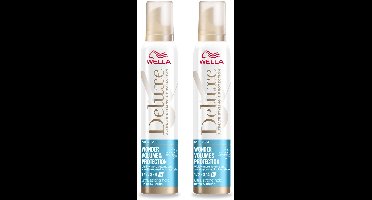 2 x Wella – Deluxe Volume & Protection – Haarmousse – 200 ml - Voordeelverpakking - 2 stuks