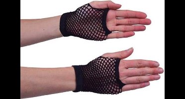 Witbaard Nethandschoenen Vingerloos 10 Cm Zwart One-size