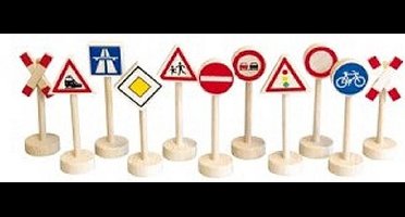 Simply For Kids Verkeersborden Set Van 12 Stuks