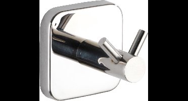 Wenko Wandhaak Duo Mezzano 5,5 X 5,5 Cm Rvs Zilver 2-delig
