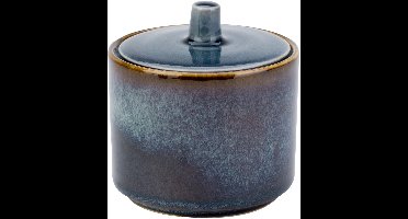 Cosy&Trendy Quintana Blue Suikerpot - D8 X H6.7-8,5 cm