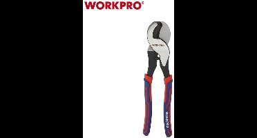 WORKPRO WP293008 Kabelknipper 235 mm – CR-V Staal | Voor Koperen & Aluminium Kabels