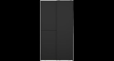 Giga Living Kledingkast Catania - Zwart - 119x67x220cm