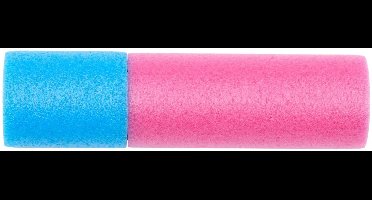 Eddy Toys Waterpistool van foam 15 cm - waterspuiten klein model - spuit 7 meter ver - roze - water speelgoed