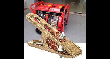 KARZO - Soldeermassa, 500 A, zware kaak van messing, aardingsklem voor Welder lasapparaat (260 A/300 A/500 A)