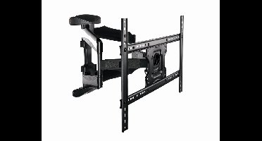 Gembird Full Motion TV Muurbeugel voor 32''-75'' Schermen, Dubbele Arm, Tot 45 kg, VESA 600x400 mm, Inclusief Montagekit en Kabelbeheer - Veelzijdige en Robuuste Muurbevestiging