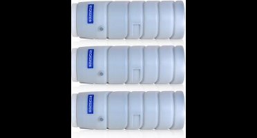 3x ABC huismerk toner geschikt voor Konica Minolta 201B HC zwart voor Develop D 2250 Develop D 2550 Konica Minolta EP 2050 Konica Minolta EP 2050 Z Olympia Omega 2550 E Sanyo SFT Z 525