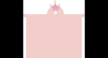 Carbotex Deken Eenhoorn 100 X 140 Cm Fleece Roze